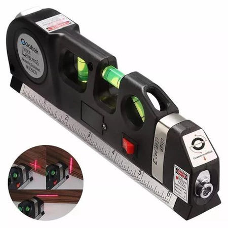 Nível Laser Profissional e Trena 3 em 1