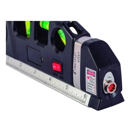 Nível Laser Profissional e Trena 3 em 1