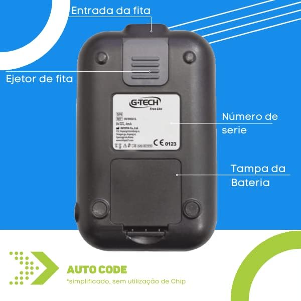 Kit Completo Diabetes: Estojo Organizador Portátil + Medidor de Glicemia G-Tech Lite com Tiras e Lancetas Controle sua glicemia com segurança e praticidade em qualquer lugar