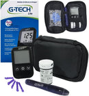 Kit Completo Diabetes: Estojo Organizador Portátil + Medidor de Glicemia G-Tech Lite com Tiras e Lancetas Controle sua glicemia com segurança e praticidade em qualquer lugar
