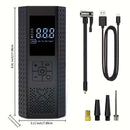 Bomba de ar portátil para pneus, 150PSI, com medidor de pressão de pneus, LED, 3x mais rápido, inflador inteligente sem fios para carros, motocicletas, bicicletas, bolas, etc.