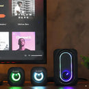 Caixa De Som Gamer 2.1 Bluetooth Usb Pc Computador Tv KNUP 3 em 1