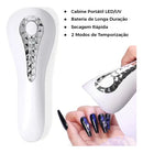 Mini Cabine Led Uv Portátil Secagem Unhas Gel Estufa 18w Q5 Cor Branco