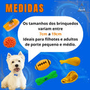 Kit 6 Brinquedos Para Filhote Cachorro Pet Mordedor