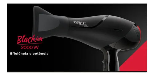 Taiff Black Ion Secador De Cabelo Profissional 2000w Cor Preto