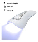 Mini Cabine Led Uv Portátil Secagem Unhas Gel Estufa 18w Q5 Cor Branco