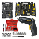 Caixa De Ferramentas Completa Parafusadeira Recarregável