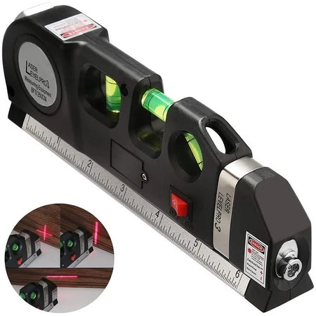 Nível Laser Profissional e Trena 3 em 1