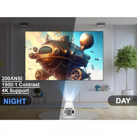 Projetor HY300 Original Portátil Smart Android 11 4K Ultra HD HDMI Wifi Bluetooth Alto Falante Embutido  4.8  3,4mil Avaliações