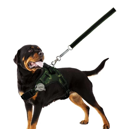 Coleira Peitoral Guia com Amortecedor Peiteira Para Cachorros Fortes