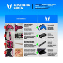 Coleira Peitoral Guia com Amortecedor Peiteira Para Cachorros Fortes