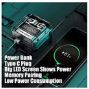 Fone De Ouvido TWS M25 bluetooth 5.3 Sem Fio Resistente a água Stereo Sports Earbuds LED Microphone