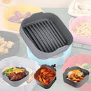 KIT Forma De Silicone Para Air Fryer Forno Microondas Fritadeira Assadeira – Reutilizável Antiaderente Flexível  4.8  5,3mil Avaliações