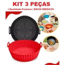 KIT Forma De Silicone Para Air Fryer Forno Microondas Fritadeira Assadeira – Reutilizável Antiaderente Flexível  4.8  5,3mil Avaliações