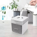 Mini Ar Condicionado Portatil Air Cooler Umidificador Climatizador Luz Led Original Usb Portatil